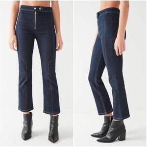 BDG Urban Outfitter Dark Wash Denim Cropped Jeans
